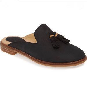 Sperry Seaport Levy Tassel Mule Loafer Black